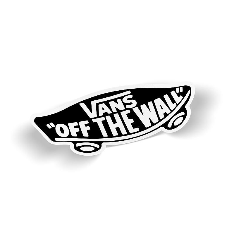 Стикер Vans off the Wall (черный) - # 1 Стикер Vans off the Wall (черный) #1