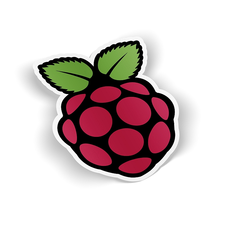 Стикер Raspberry Pi Logo - # 1 Стикер Raspberry Pi Logo #1