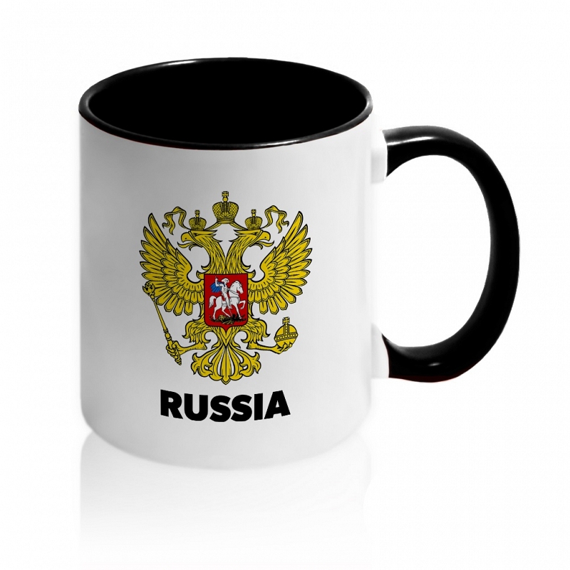 Кружка герб России #4