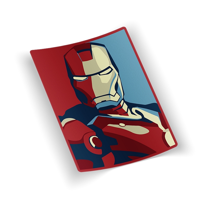 Стикер Железный человек - # 1 Стикер Железный человек #1