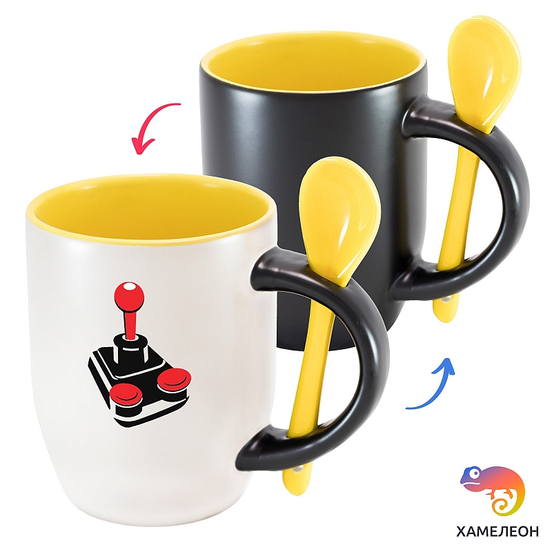 Кружка хамелеон Retro Joystick - # 4 Кружка хамелеон Retro Joystick #4
