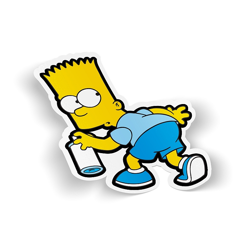 Стикер Барт Симпсон - # 1 Стикер Барт Симпсон #1