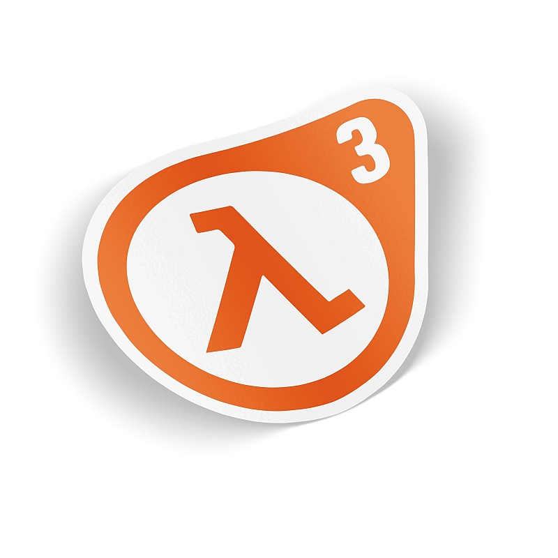 Стикер Half-Life 3 - # 1 Стикер Half-Life 3 #1