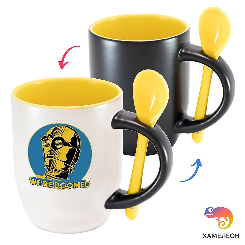 Кружка хамелеон Star Wars - We Are Doomed - # 3 Кружка хамелеон Star Wars - We Are Doomed #3