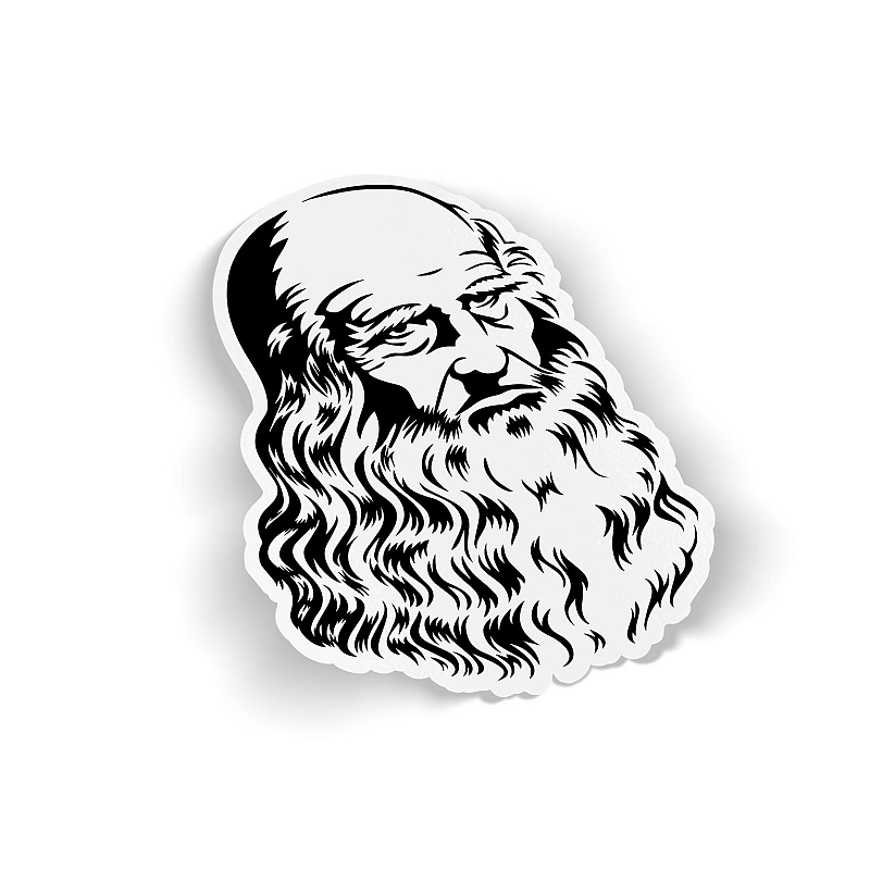 Стикер Leonardo da Vinci - # 1 Стикер Leonardo da Vinci #1