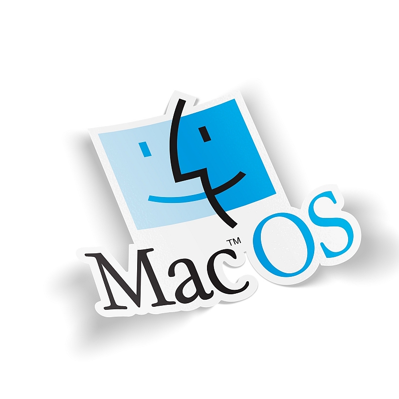Стикер MacOS Finder (light) - # 1 Стикер MacOS Finder (light) #1