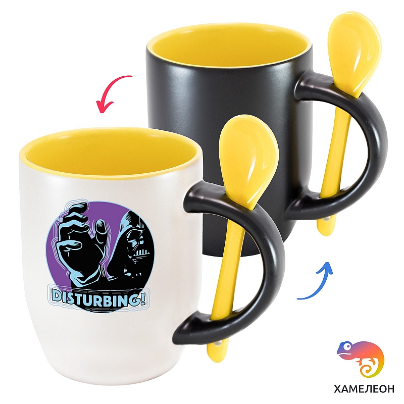 Кружка хамелеон Disturbing! - # 3 Кружка хамелеон Disturbing! #3