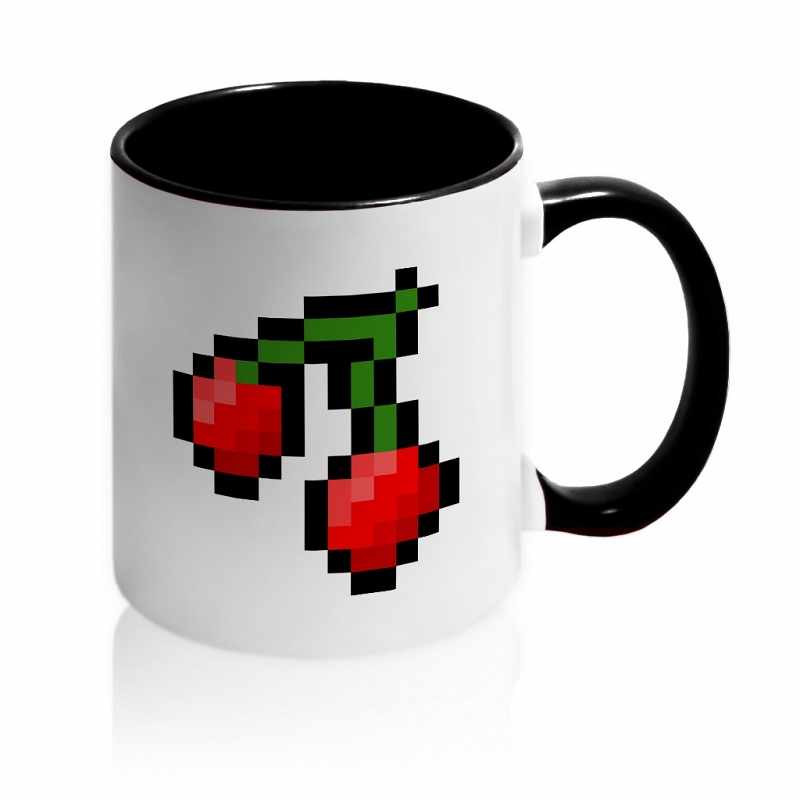 Кружка Пакман вишенка - # 4 Кружка Пакман вишенка #4