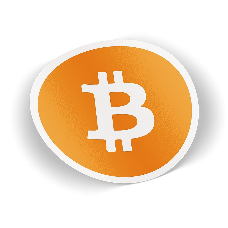 Стикер Bitcoin - # 1 Стикер Bitcoin #1