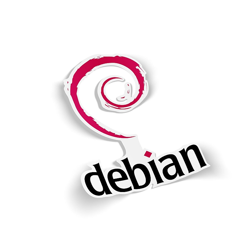 Стикер Debian - # 1 Стикер Debian #1