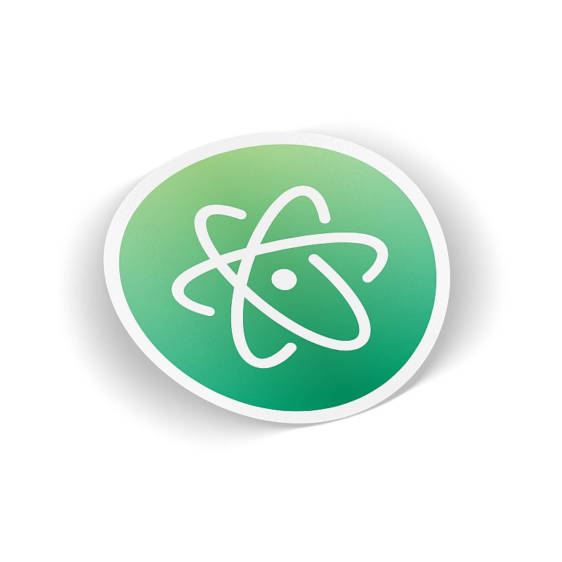 Стикер Atom - # 1 Стикер Atom #1