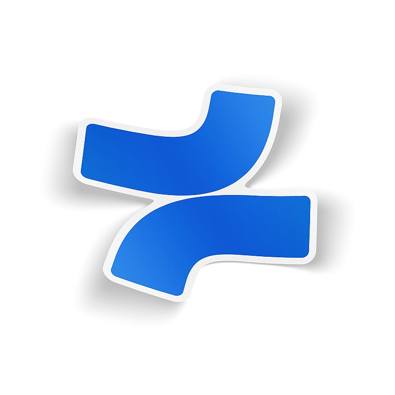 Стикер Confluence icon - # 1 Стикер Confluence icon #1