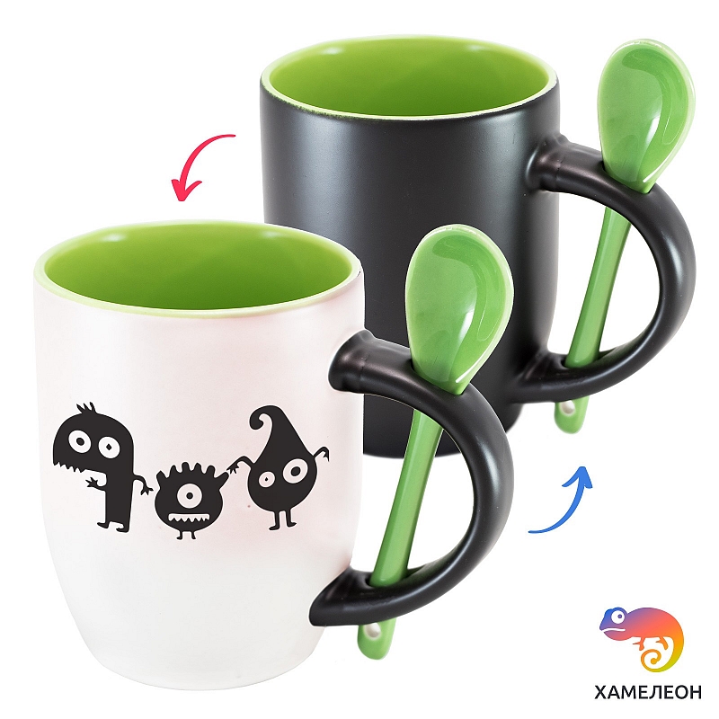 Кружка хамелеон «Чудики» - # 4 Кружка хамелеон «Чудики» #4